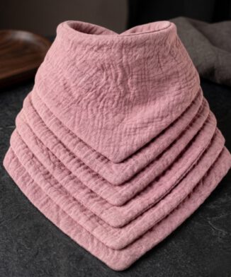 Hundehalstuch, Halstuch Musselin, Hundehalstuch individualisierbar, Paws of Alice, Hundehalstuch,m Signature Kollektion, altrosa 02