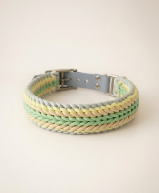 Paracord Halsband "Shining Sun" Pastel Dream (45-50 cm)