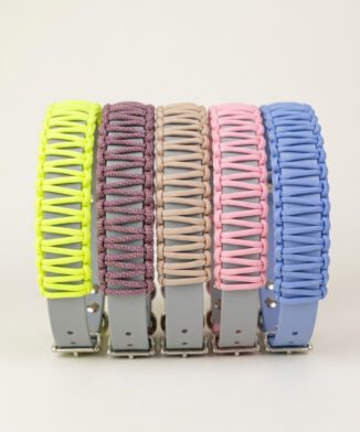 Paracord meets Biothane, Paracord Halsband, Biothane Halsband, Hundehalsband, Paws of Alice, Halsband individualisierbar, Selbstgestalten 04