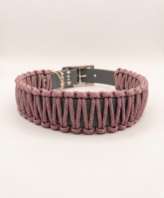 Biothane meets Paracord "Grey Diamonds" (44-51 cm)