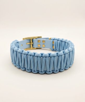 Biothane meets Paracord "Ice Blue" (34-40 cm)